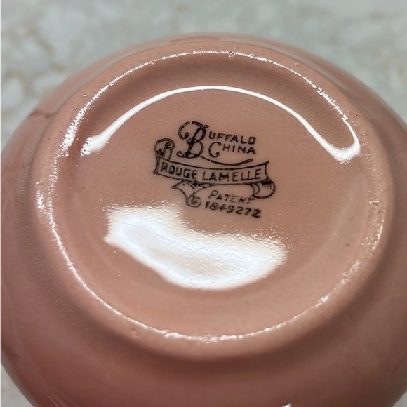 Vintage Buffalo China Oval Bowl with Sugar & Creamer Set - Picture 6 of 9